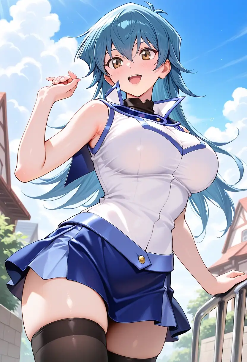 AI art "Blair Flannigan yugioh gx"