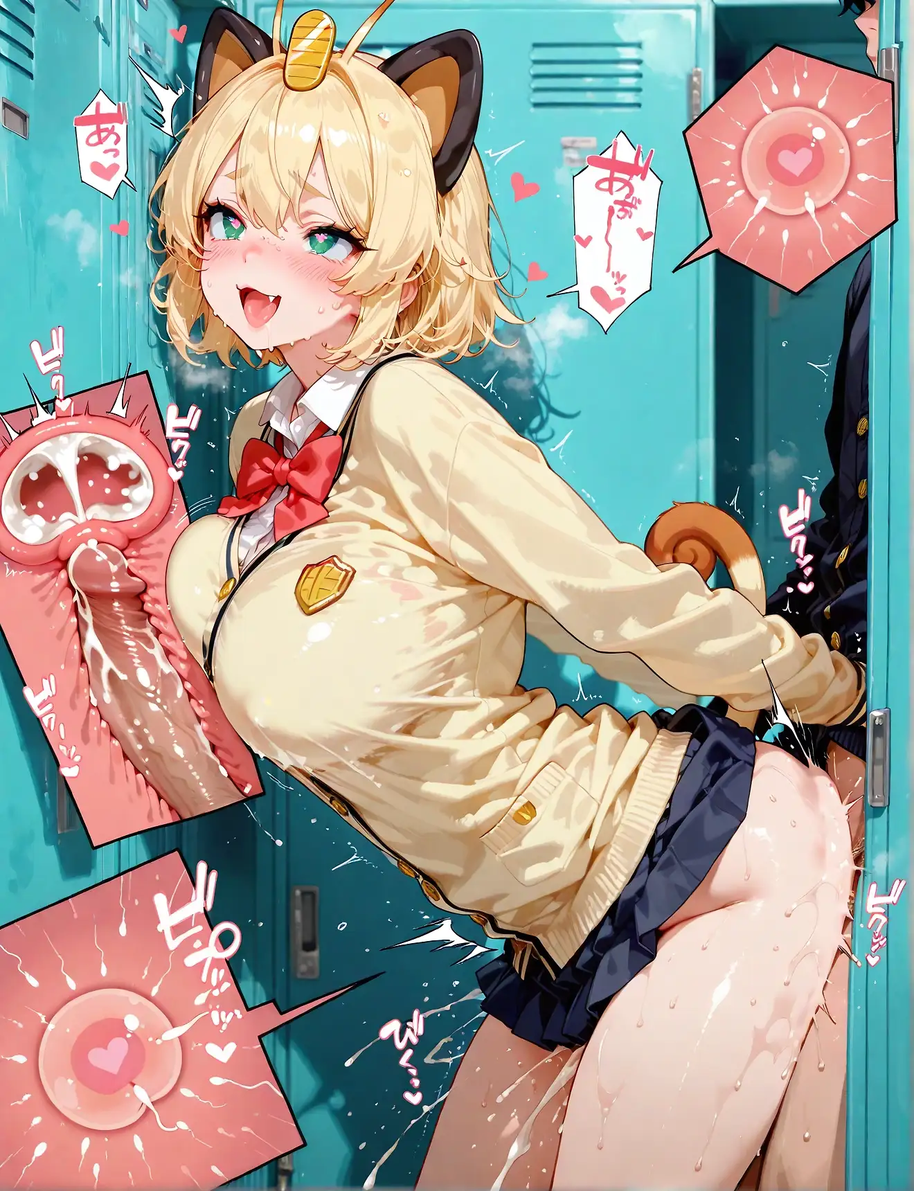 AI art 'Perverted cat (32)'