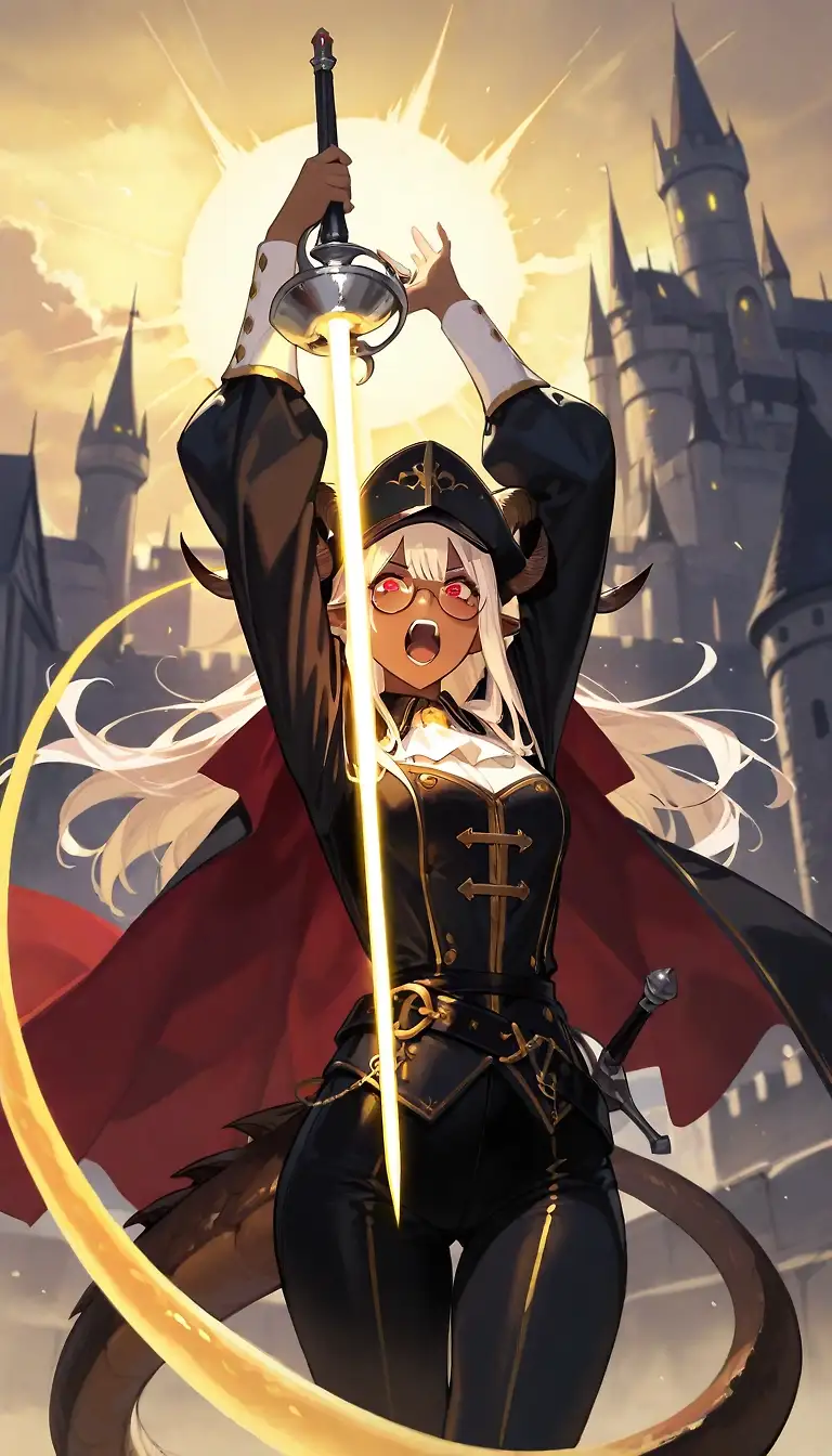 AI art "Galet Sinclair doing Excalibur!"