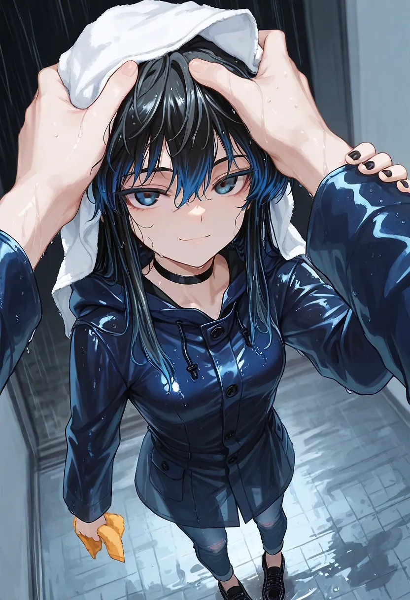 Anara in from the rain