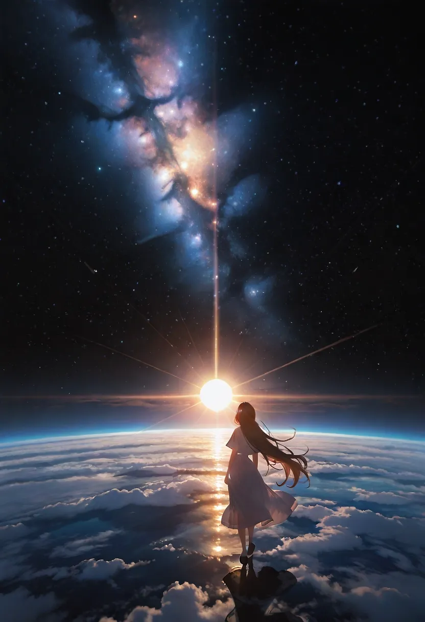 The Idea of the Girl with the a Galaxy in her Hair Part 1