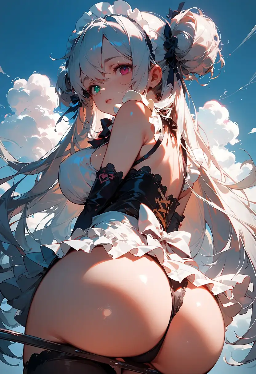 AI art 'Stay on target' with user description 'I wasn't going to post this because it's like not what I was trying to get but that butty be popin so I post'