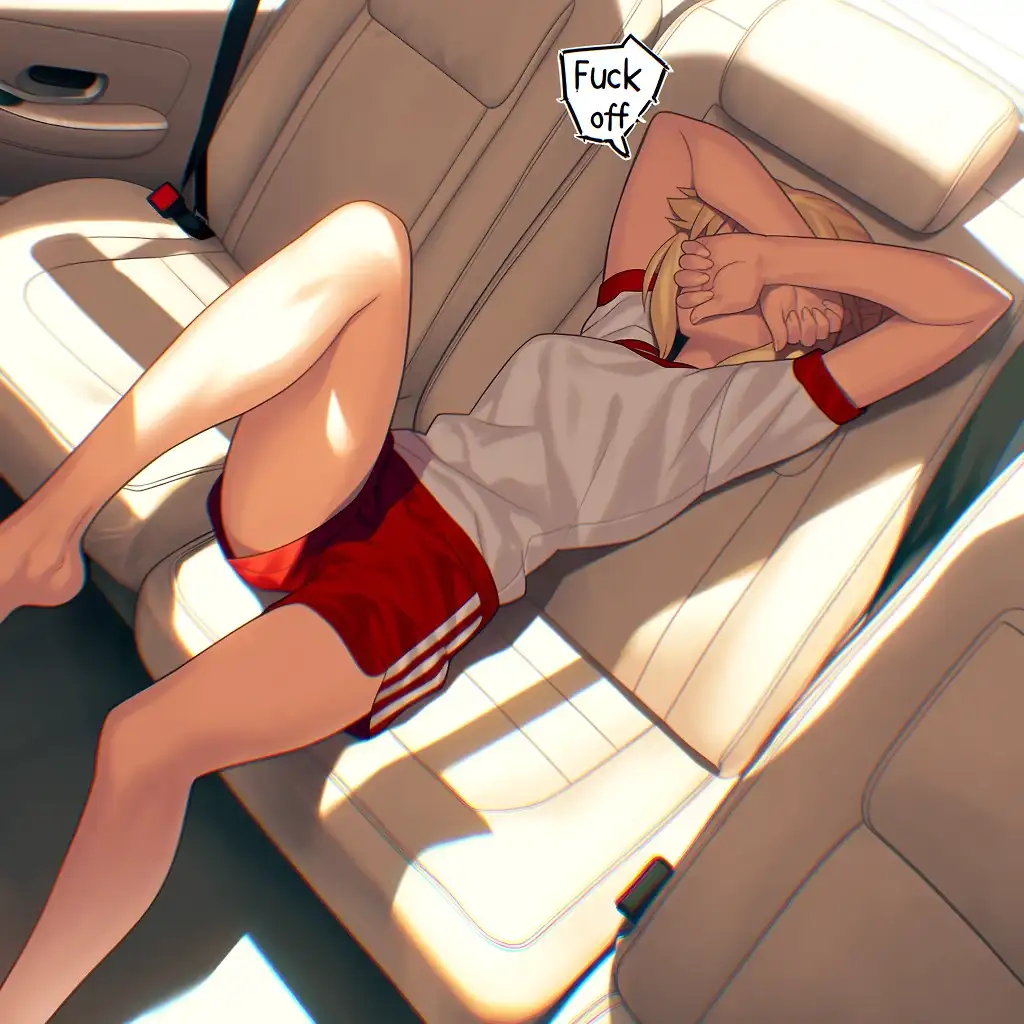 AI art 'Mordred Doesn't Wanna go to Practice.'