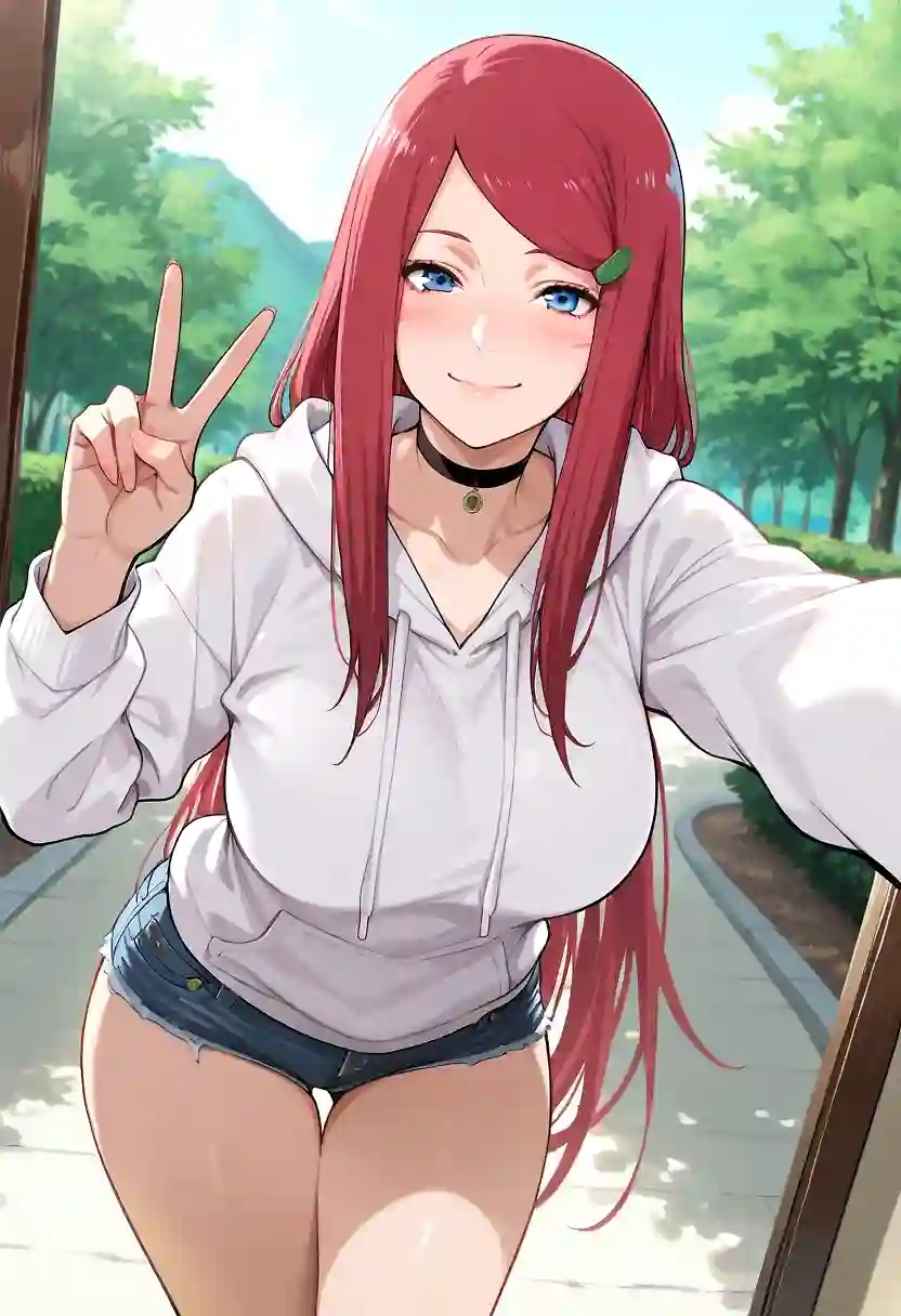AI art 'Kushina day out'