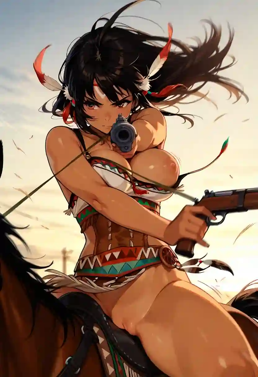 AI art "Amerindians"