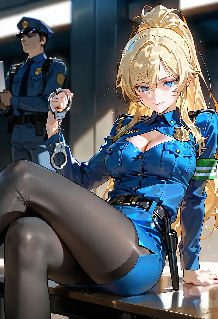 AI art "Its Hard Patroling The Streets"