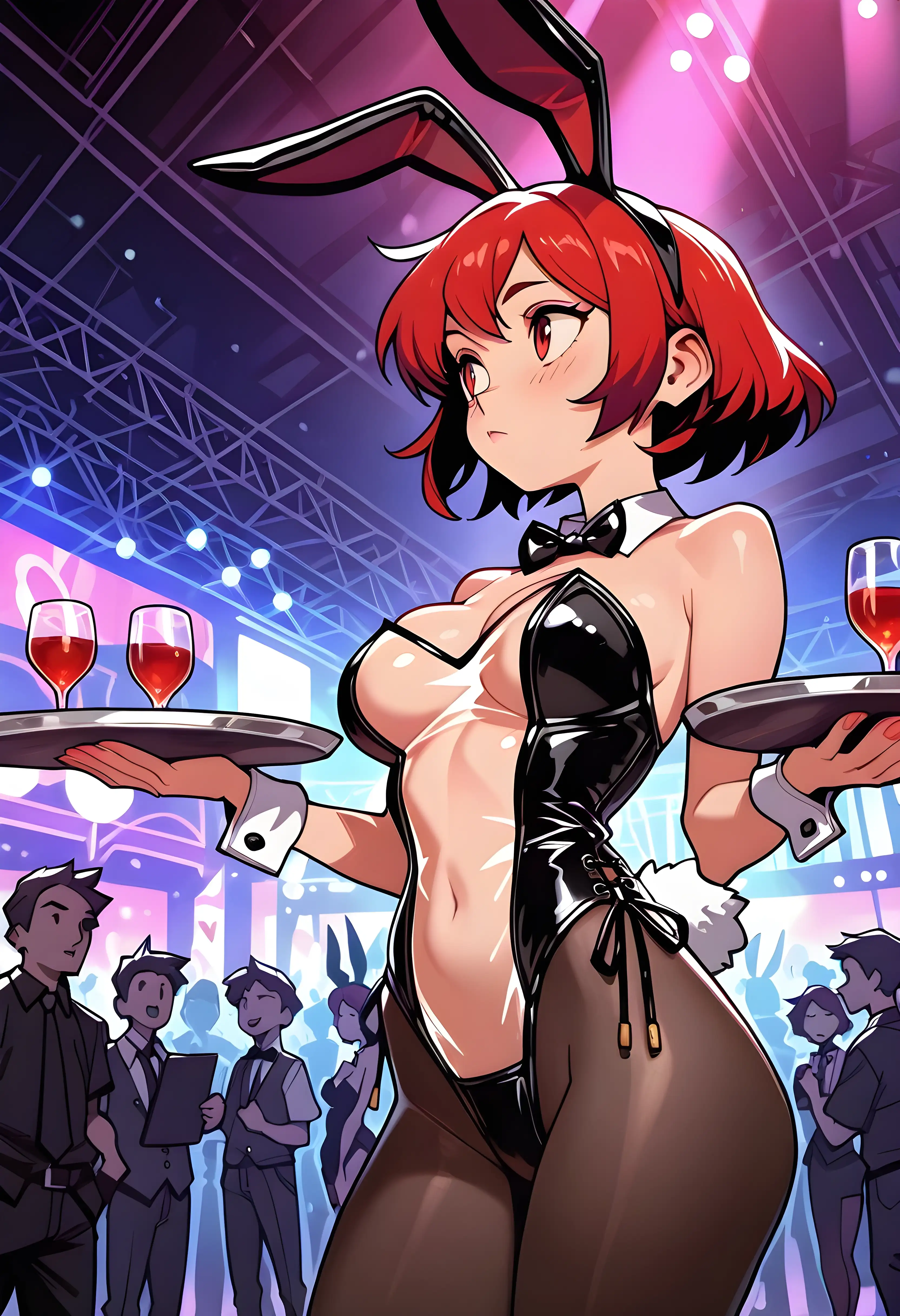 AI art 'Zara with bunnysuits'