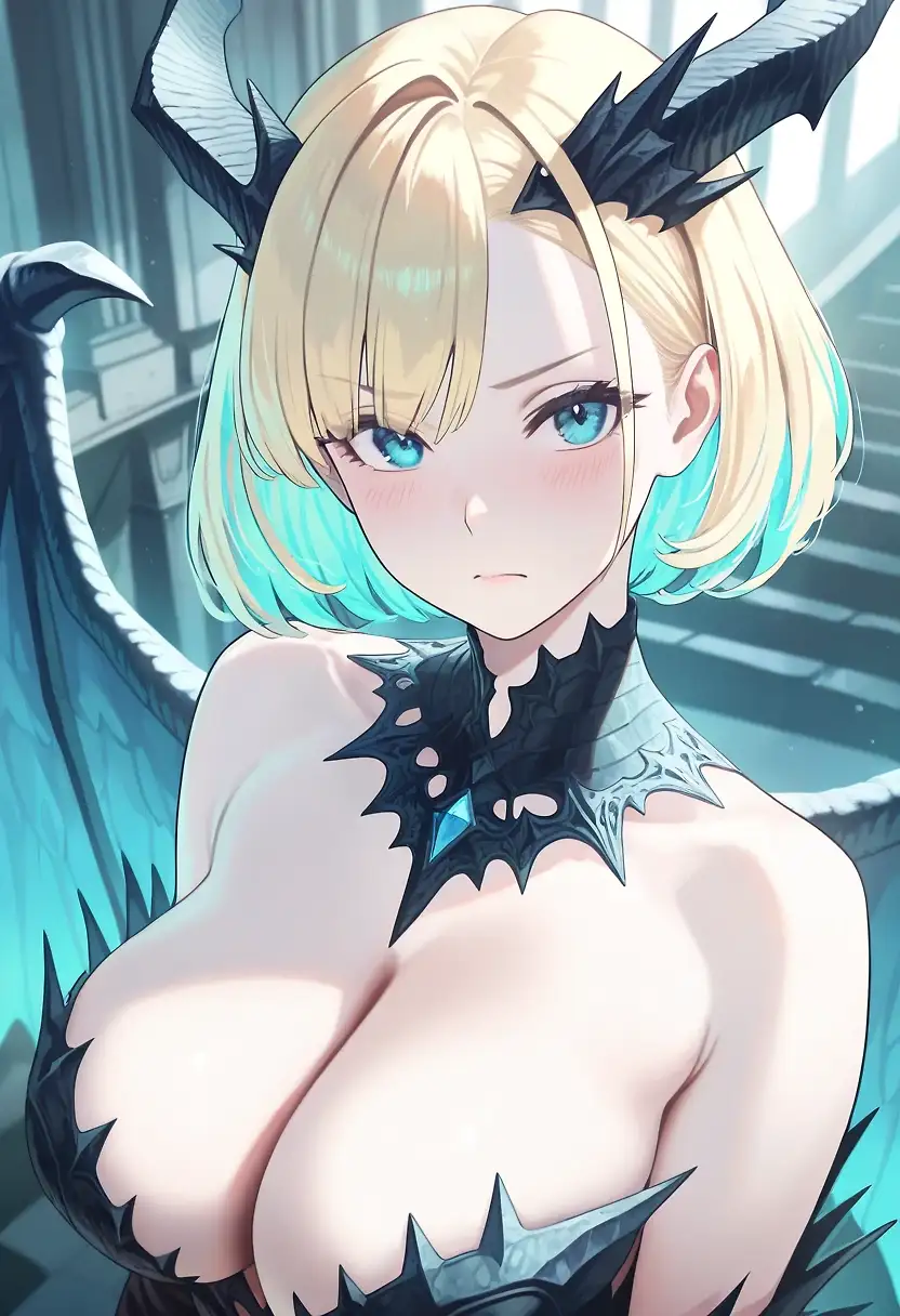 AI art 'The mother dragon or her daughter?' with user description 'Who would you fight?'