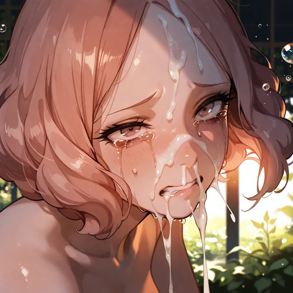 AI art "Haru Gangbang" with user description "The air in the sun-drenched private garden of the Okumura estate was heavy with the scent of blooming roses and the faint, salty tang of over a hundred men. Haru Okumura stood at the center of the lush greenery, her silk dress long since discarded on the grass. This was a desperate gamble to save her family from total financial ruin. To settle the massive debts looming over her father’s legacy, she had agreed to host an exclusive "garden party" where she would be the sole focus for more than a hundred high-profile creditors.
As the iron gates clicked shut, the manicured lawn became the site of her absolute surrender. Haru, usually known for her polite distance and refined grace, felt a sharp jolt of terror as the circle of men closed in under the bright afternoon sun. But as the first hands claimed her skin, the fear transformed into a white-hot, forbidden fire. For a girl who had always been a pawn in corporate games, being used so openly was providing a terrifyingly visceral release.
The afternoon became a blur of relentless motion. Under the clear blue sky, the garden was a scene of constant, driving heat. Haru was handled with a ruthless efficiency, her body treated as communal property. She was turned and lifted, used in every way possible—doubly and triply penetrated as the men rotated with a predatory, tireless energy. The sight of her petite, porcelain-clear frame against the sea of suits and rough hands was stark, each man taking his share of the Okumura name.
The most grueling part of the ordeal was the constant, rhythmic deepthroating. While she was being used from below and behind, a line of men forced themselves into her mouth. They pushed deep into her throat, asserting their power over the fallen heiress without any hint of mercy. Haru’s eyes blew wide, tears streaming down her face as she let out muffled, desperate cries.
She was drowning in a wave of euphoria she couldn't control. The struggle to catch her breath—the thick, invasive presence of a stranger blocking her airway—made every tiny gasp a desperate battle. That specific feeling of being physically silenced and completely dominated triggered a feedback loop of pleasure that shattered her poise. The lack of oxygen combined with the friction sent her into a complete physical meltdown.
The only time she could truly breathe was during the brief seconds when a man would finally reach his limit. He would pull himself from her mouth to ejaculate directly onto her stomach, the warm slick coating her skin. In those fleeting moments of reprieve, she would gasp, her chest heaving as she sucked in the fresh garden air—only for the next man to step forward and force her mouth open again.
She came dozens of times, her body arching and shivering against the soft grass. Each time her breath was cut off by a deep thrust, another wave of climax ripped through her. By the time the shadows grew long and the creditors began to straighten their ties, Haru was a wreck of matted hair and red marks.
She lay sprawled on the lawn, her throat raw and her body heavy. One of the lead creditors looked down at her, checking his watch. "The debt is officially cleared, Okumura-san. You’ve satisfied the contract."
Haru took a long, shuddering breath, her eyes hazy but glowing with a new, dark hunger. She didn't look like a girl who had been defeated. Instead, she looked at the departing crowd with a defiant smirk.
"Wait," she whispered, her voice a broken, raspy shadow of its former self. "If the debt is gone... then next month, I’m inviting more. I want to see if I can go even longer without breathing when there's no money on the line.""