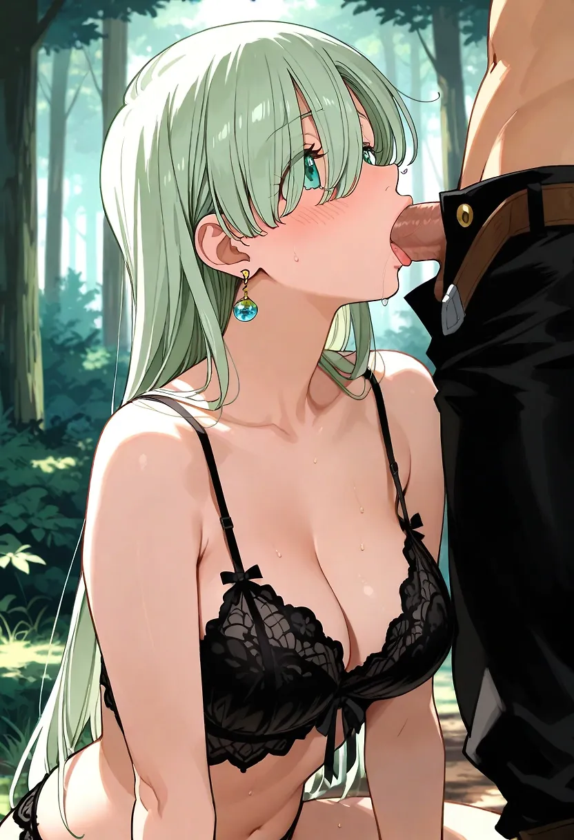 Elizabeth and Meliodas Forest Sex