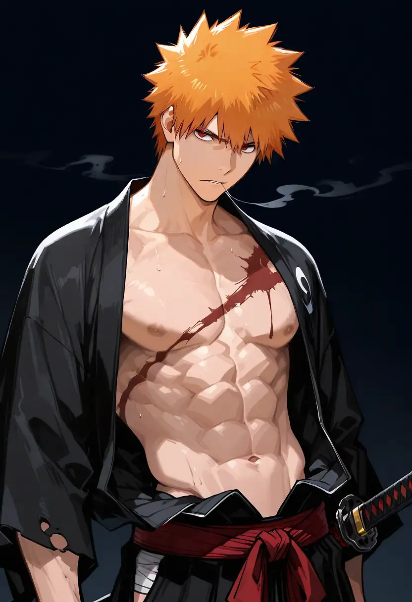 AI art 'Ichigo after fight'