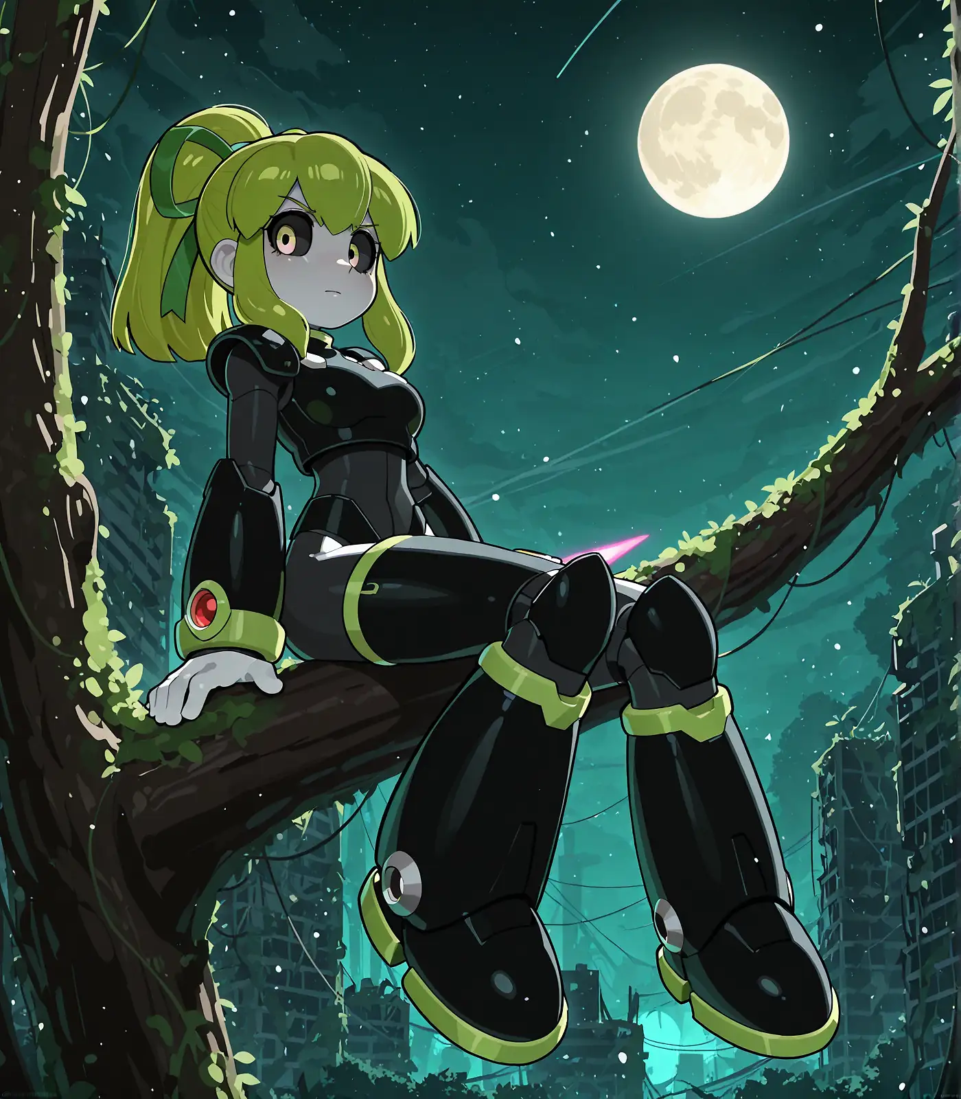 AI art "Ruins of 20XX: Maverick Alter-R"