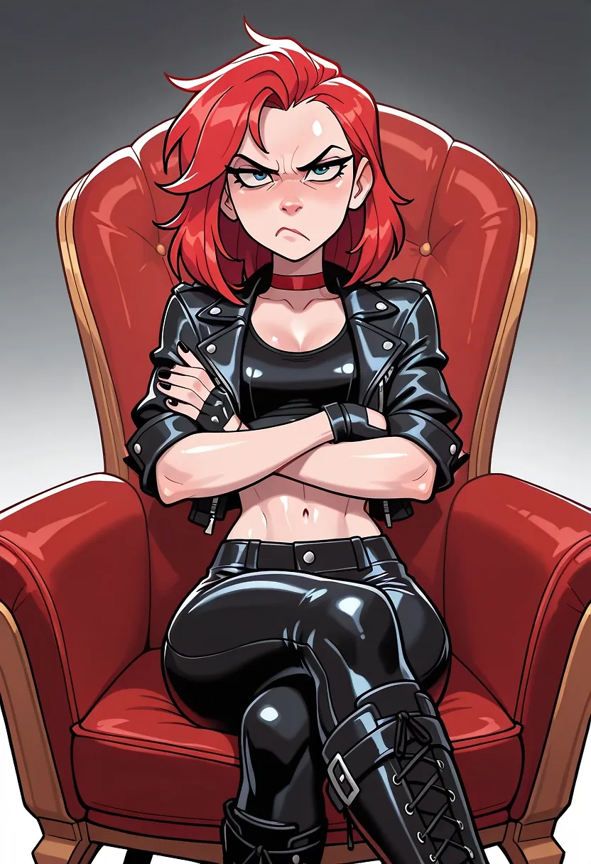 Pale passion - unamused, yet aroused