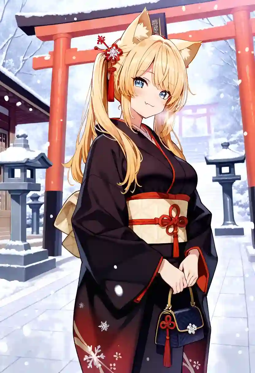 AI art 'Snowbell(Yukirin)'