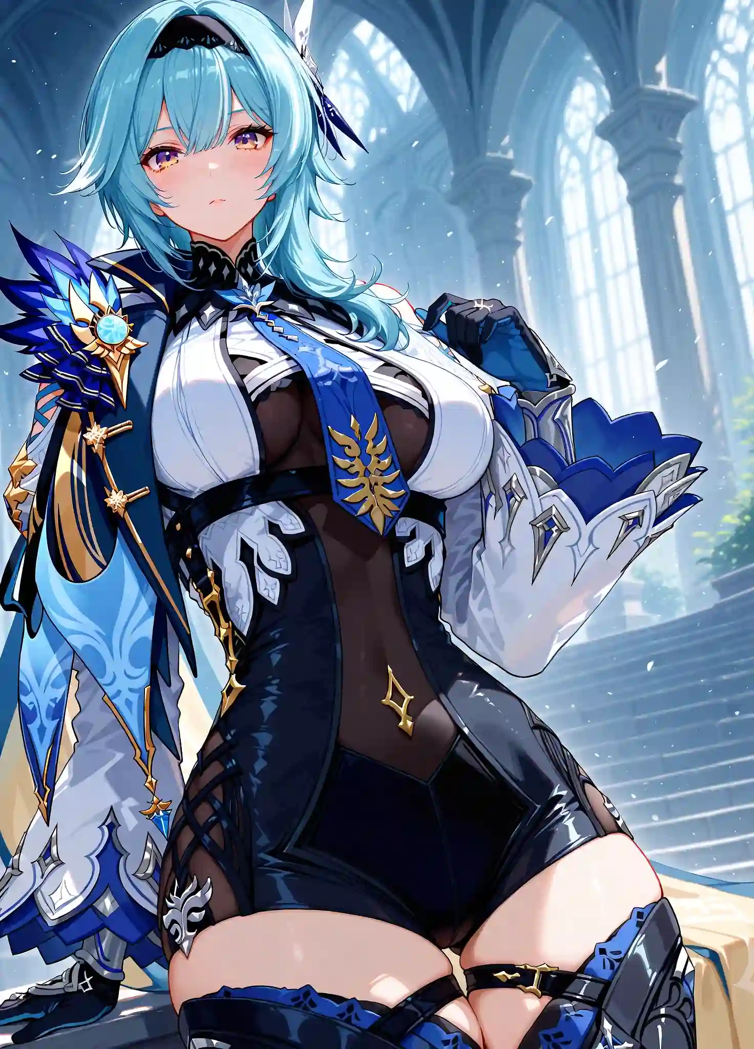 AI art 'Eula' with user description 'Card available on my eBay shop "egirl_collection"'