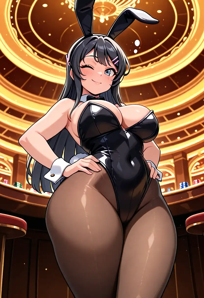 AI art "Mai sakurajima"