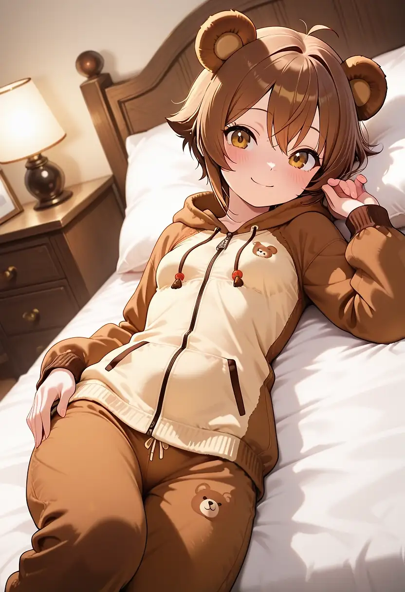 AI art "Bear Pajama"