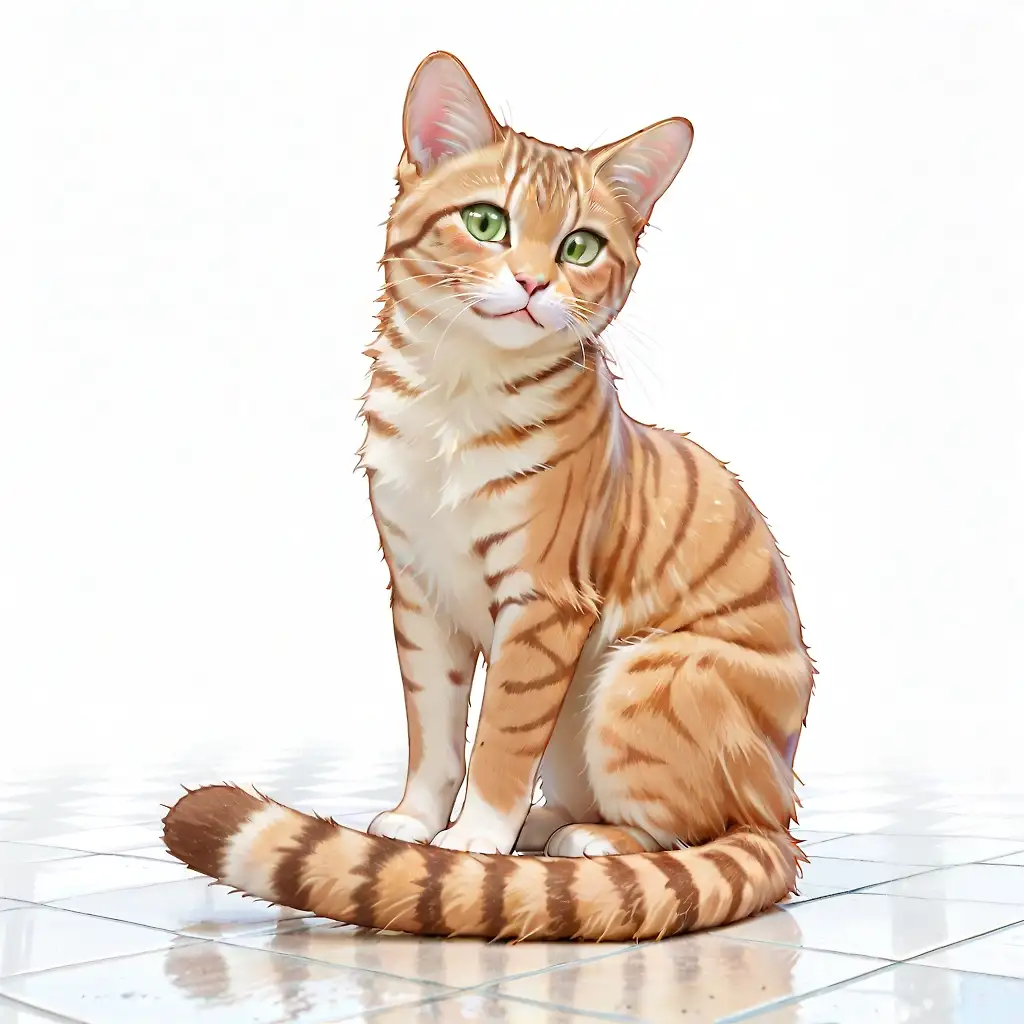 AI art 'Cats' with user description 'Meow :3'