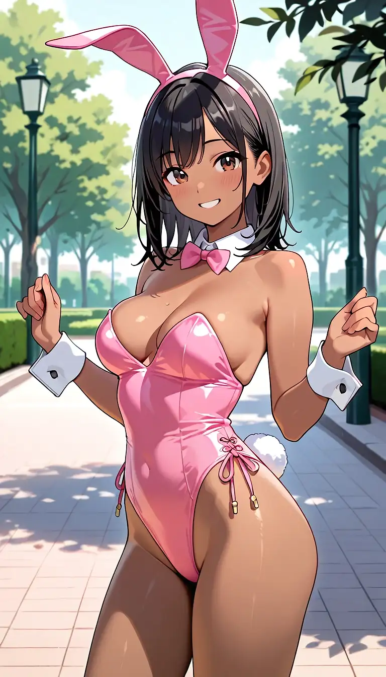 AI art "Ouka's Easter Photo Shoot"