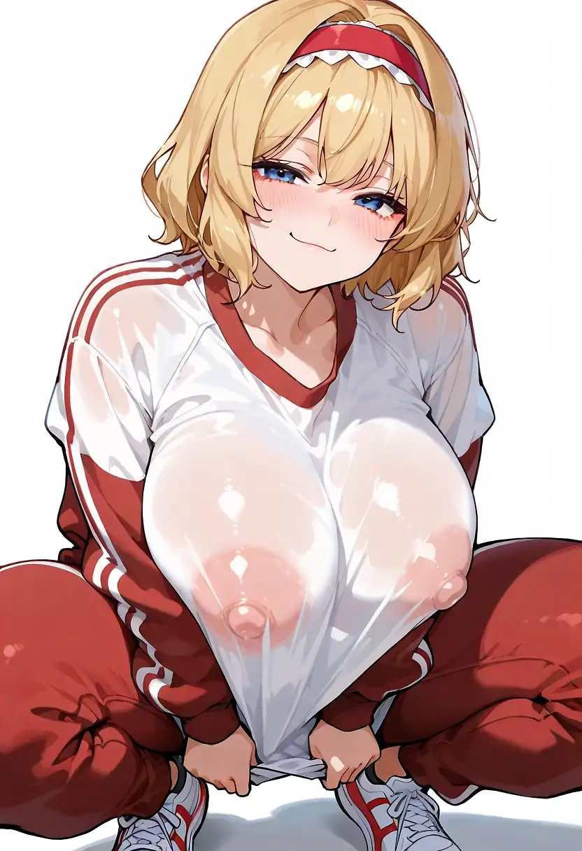 AI art 'Squatting girls 2/3'