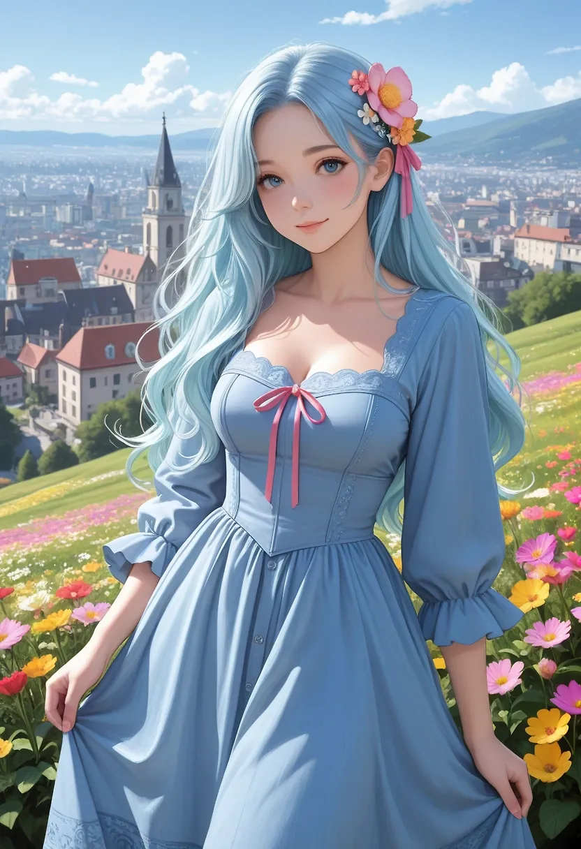 On a hill
