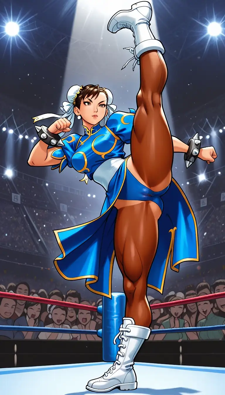 AI art 'chun-li'