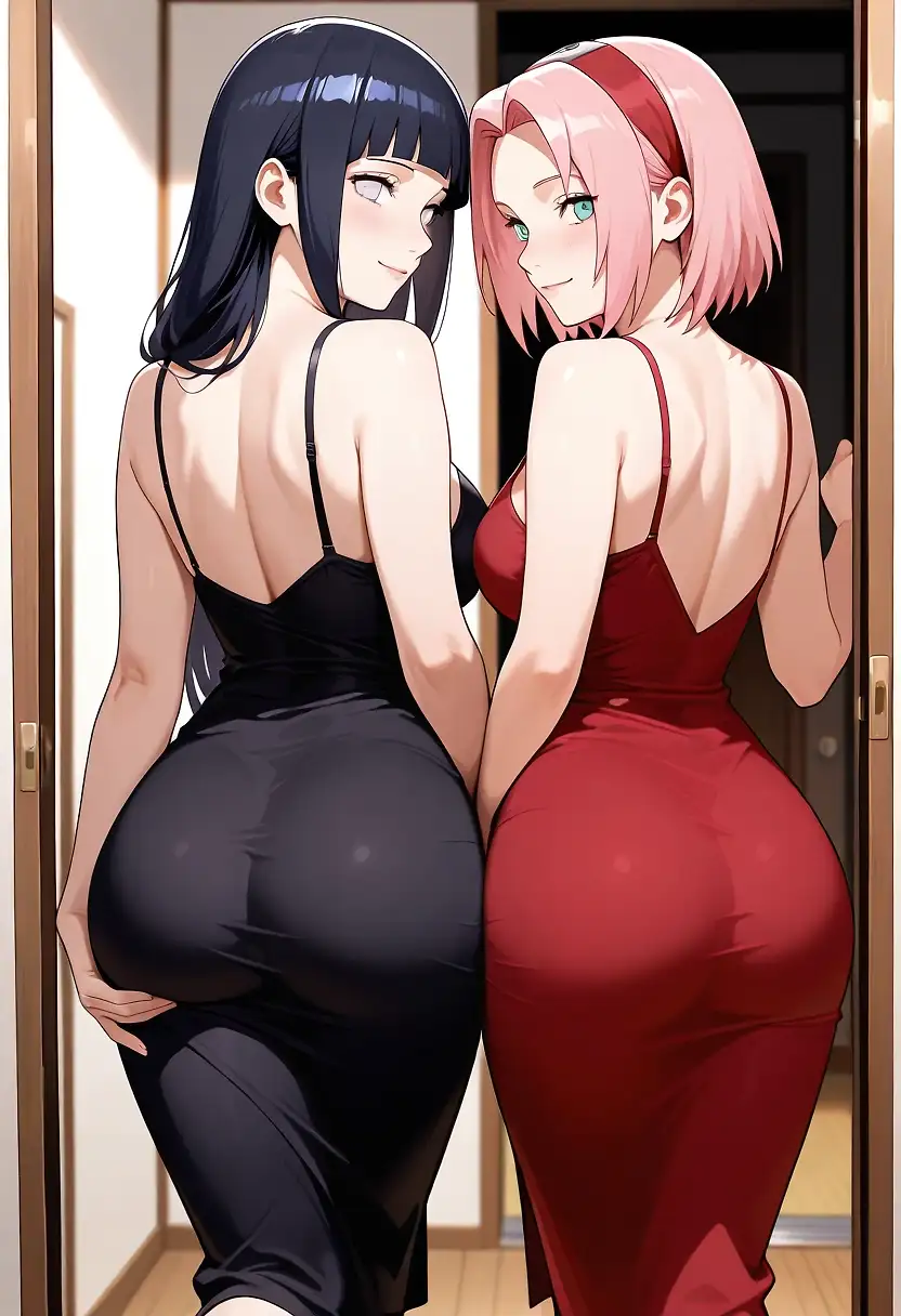 AI art 'Hinata x Sakura'