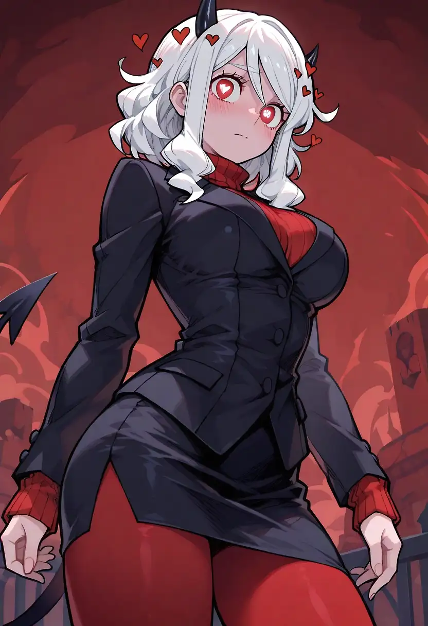 AI art "modeus helltaker"