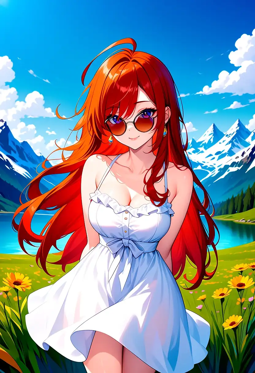 AI art 'Highland vacation'
