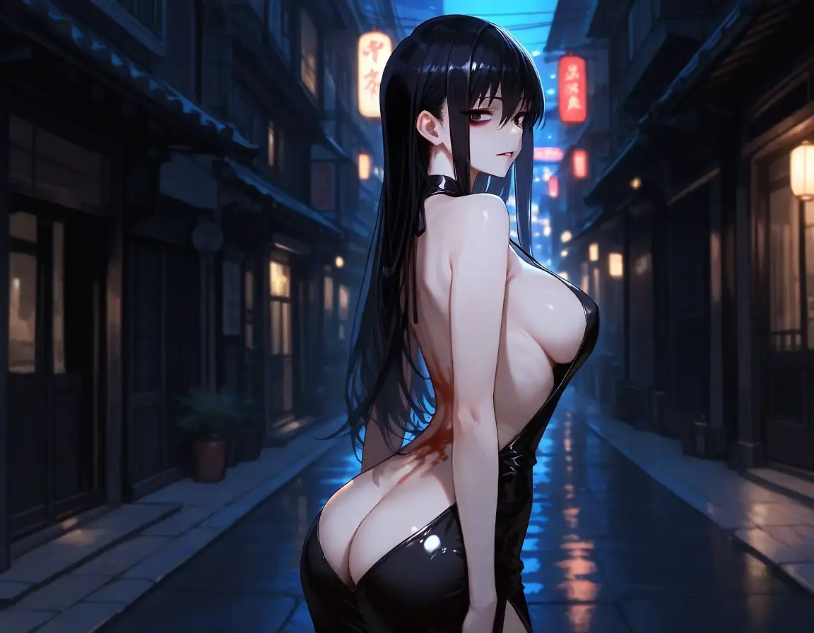 AI art "Follow me if you dare."