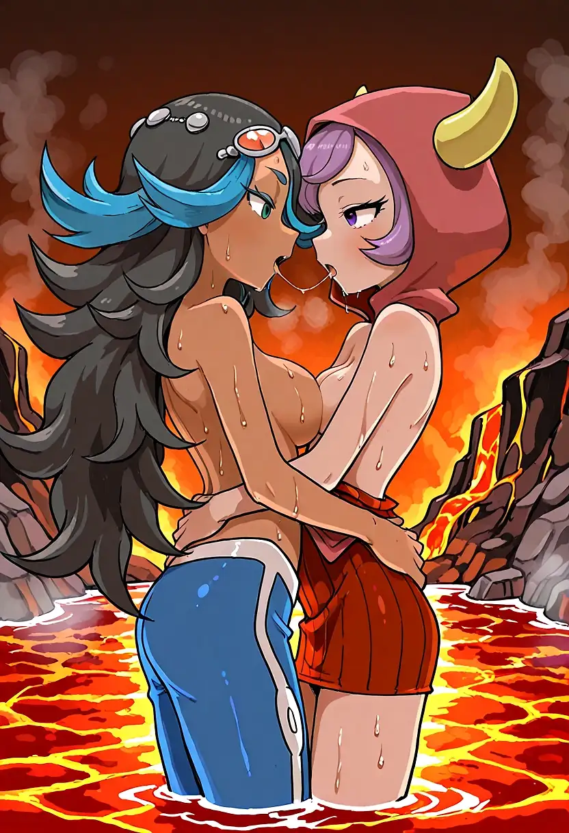 AI art "Shelly & Courtney"