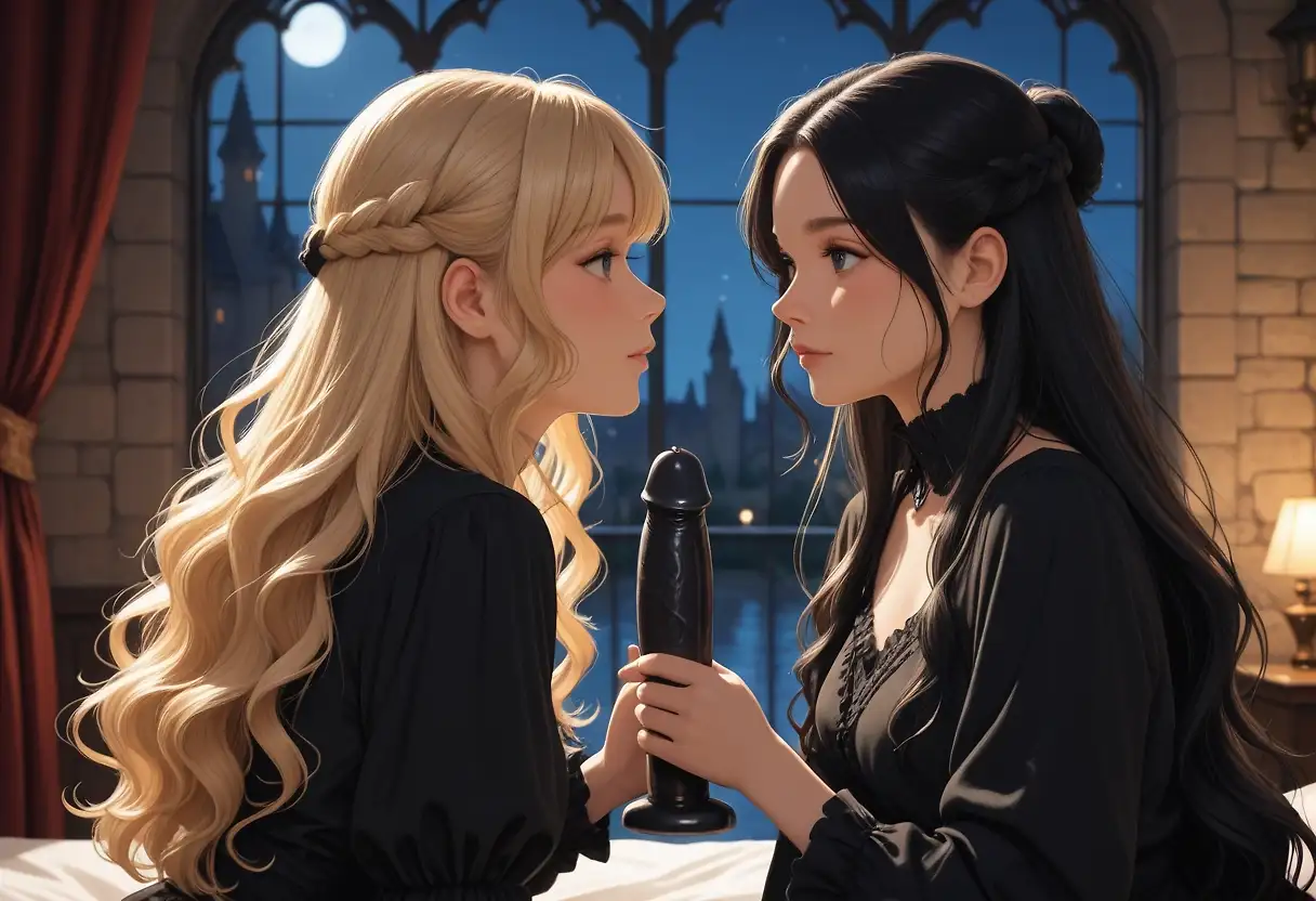 AI art "Black dildo"