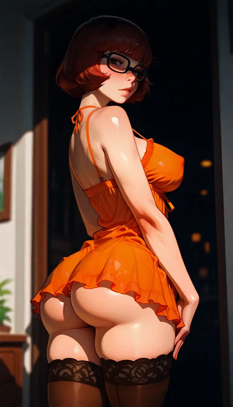 AI art 'Velma in lingerie'