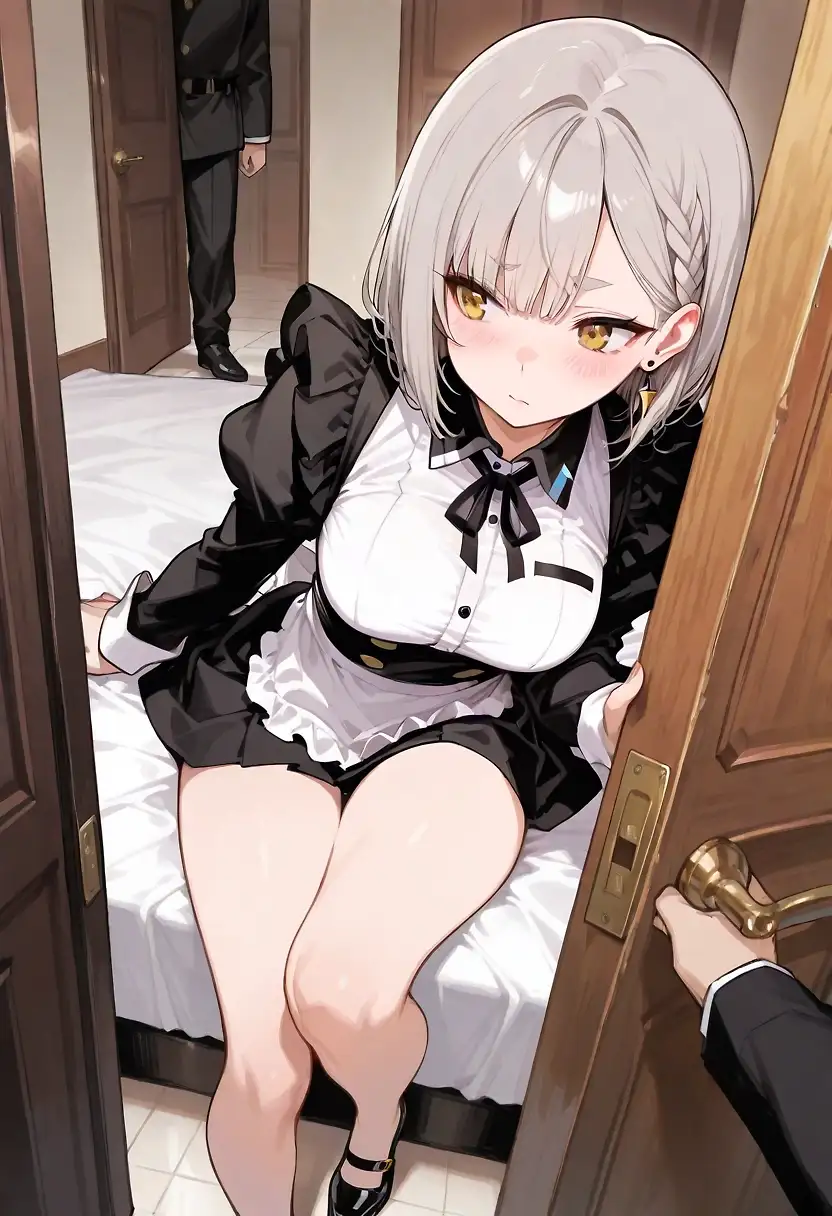 AI art 'Extra Capte: A GIRL WITH A TRAGIC PAST.' with user description 'Mireya and Neli were enjoying their day off when suddenly they heard a terrifying scream coming from an alley.
There they found a demon attacking a girl. Neli quickly attacked the demon with a flying kick, while Mireya cast a spell that engulfed the demon in flames.
The badly wounded demon ran off. Once they had calmed down, they asked the girl what had happened, and she told them her story.
My name is Elena Duboys; my mother recently died of an illness, and my father fell into a rage. I try to take my mother’s place with the housework so my father can recover from the loss. My father couldn’t bear the loss of his wife and was consumed by a demon that attacked him while he slept.
Thanks to the fact that you happened to be passing by, you rescued her, but her father ended up being consumed by the demon. After hearing the story, Mireya invited her to the club, which led Elena to decide to live there, and she ended up cleaning up the mess left by the group members—mostly Neli, who is a disaster. The end.'