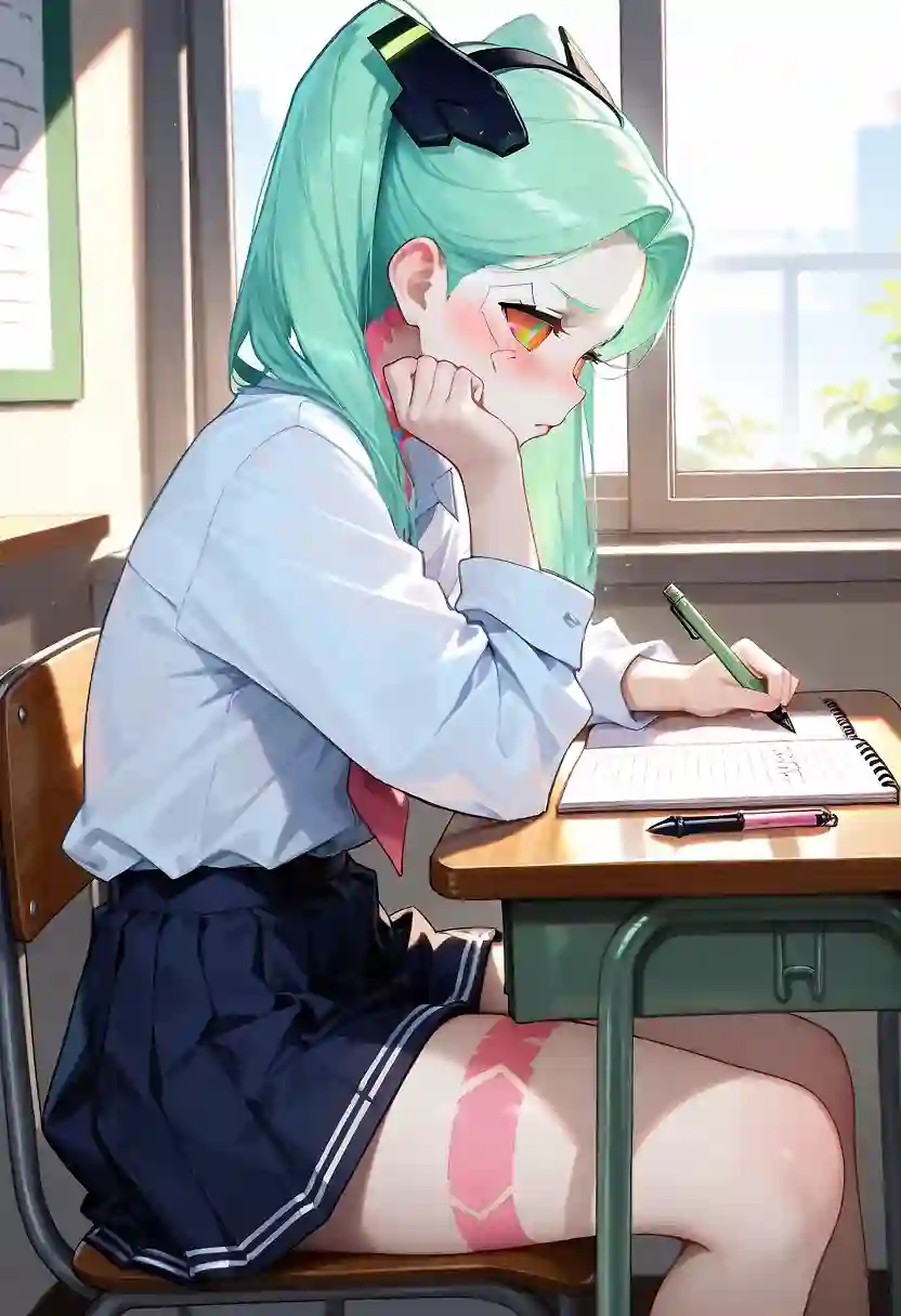 AI art "A+ student"