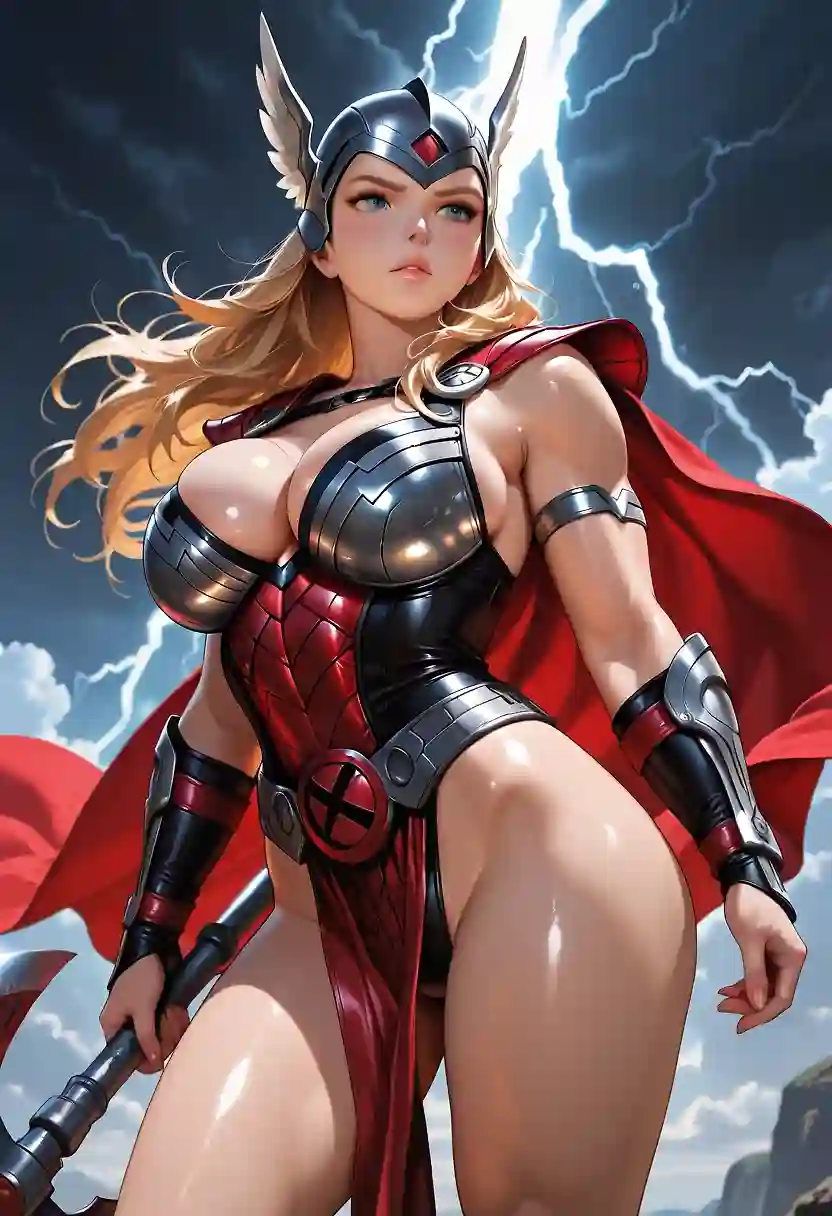 AI art "Goddess of Thunder"
