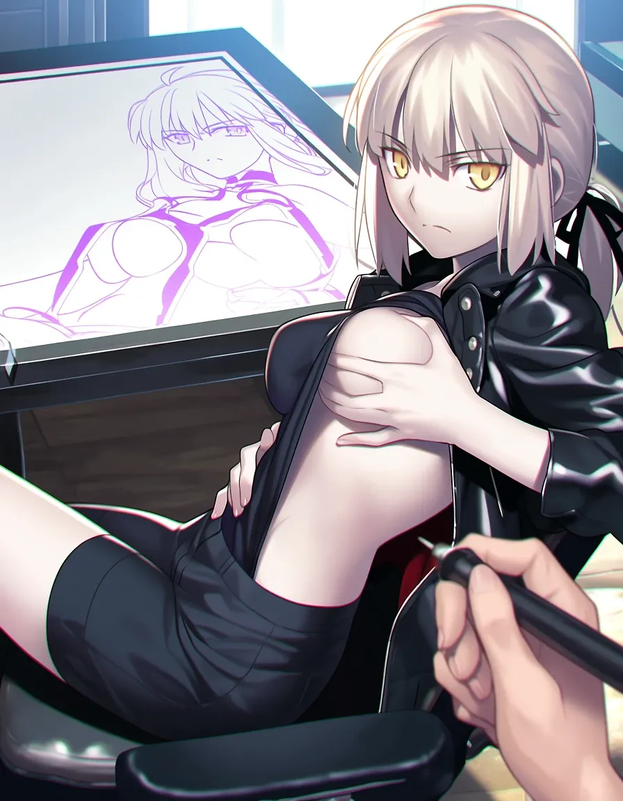 Saber Alter's First Tattoo