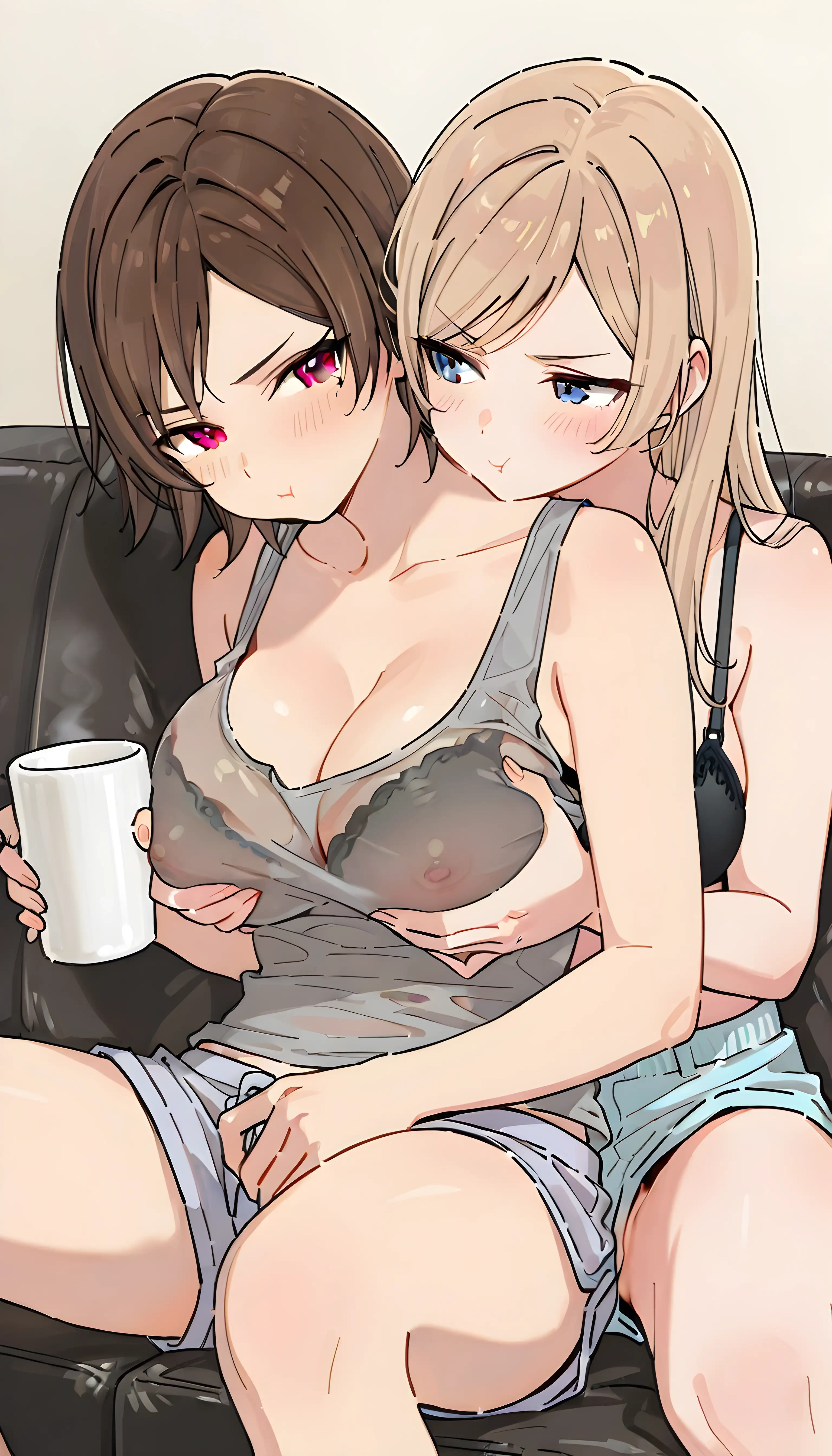 AI art 'Cute yuri'