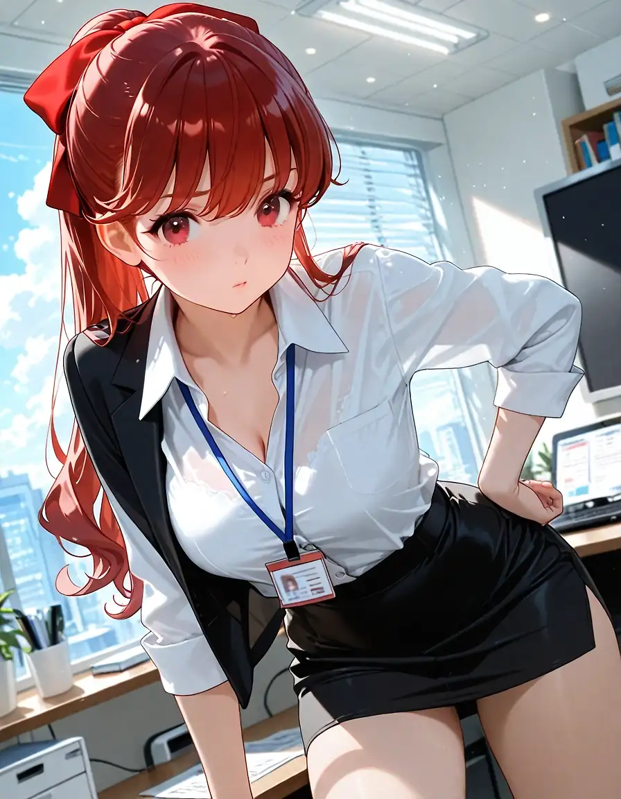 AI art "yoshizawa kasumi-sexy secretary"