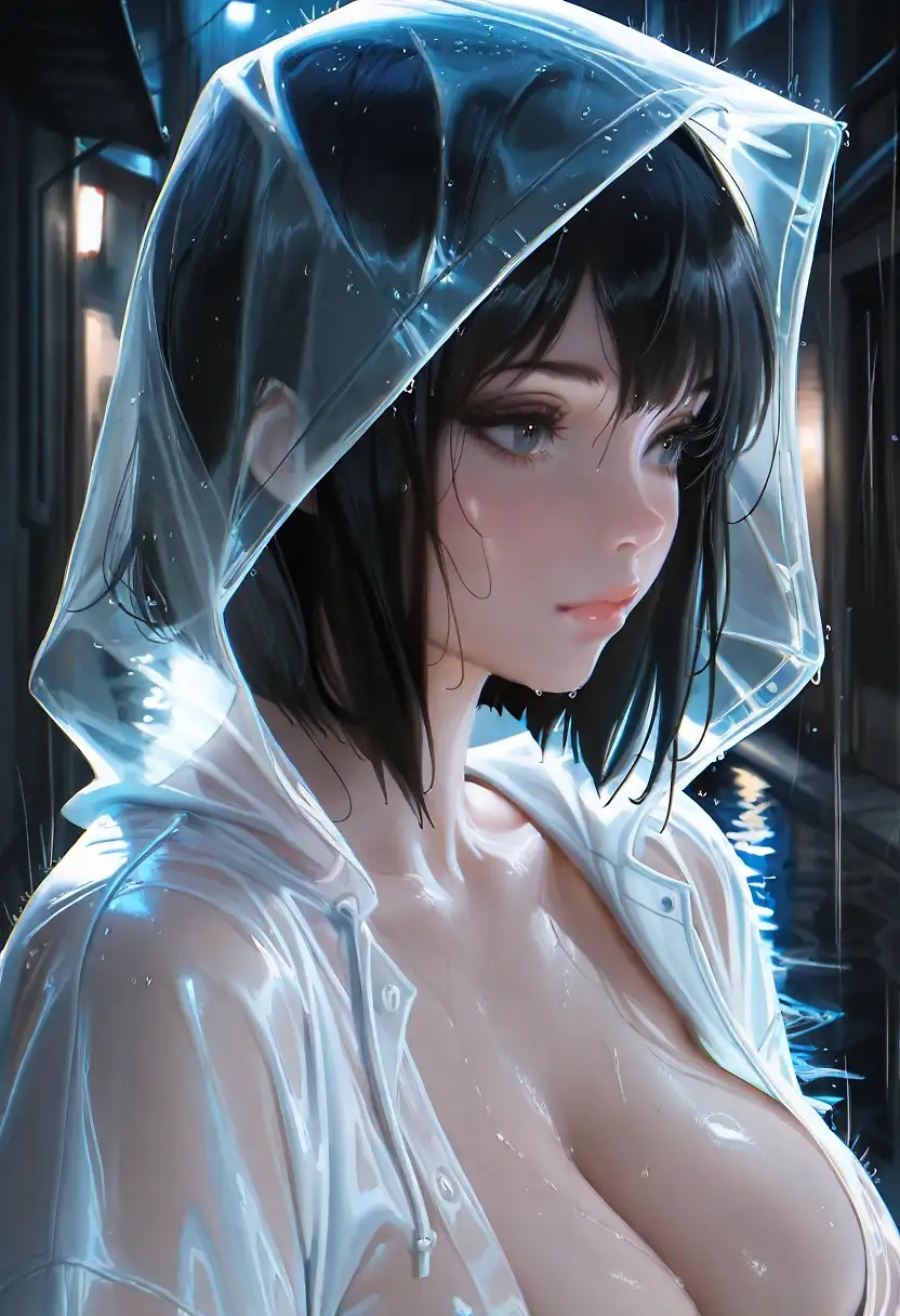 AI art 'Rainy Nights'
