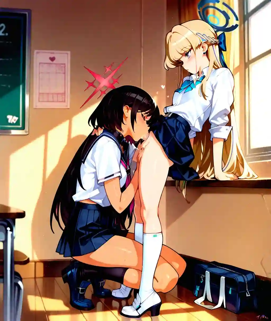 AI art "futa fun blue archive"