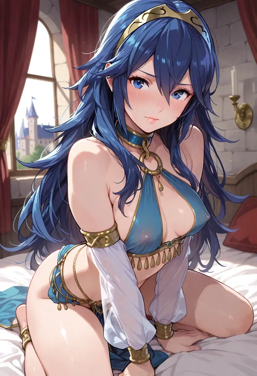 AI art "Lucina harem slave"