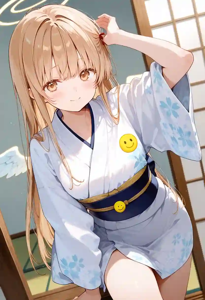 AI art "Angle smile"