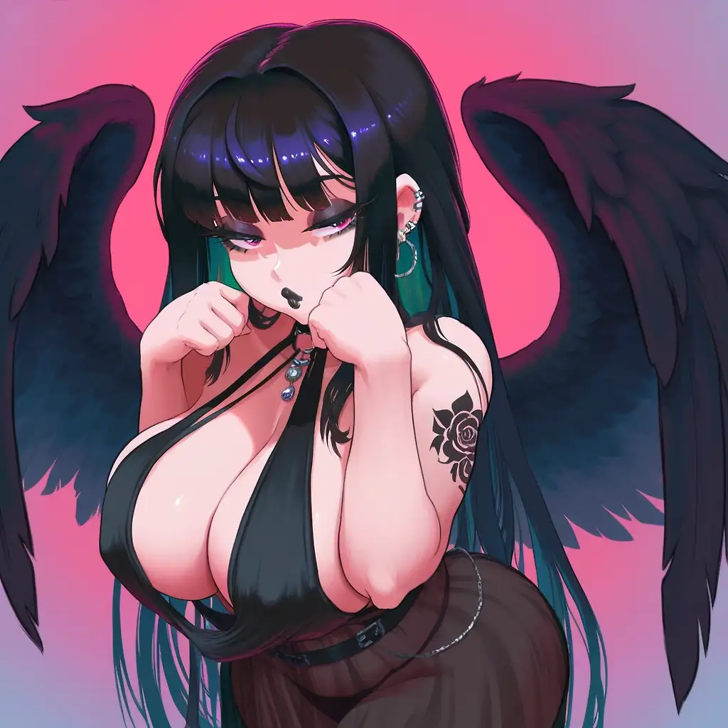 AI art 'Gothic Angel 4'