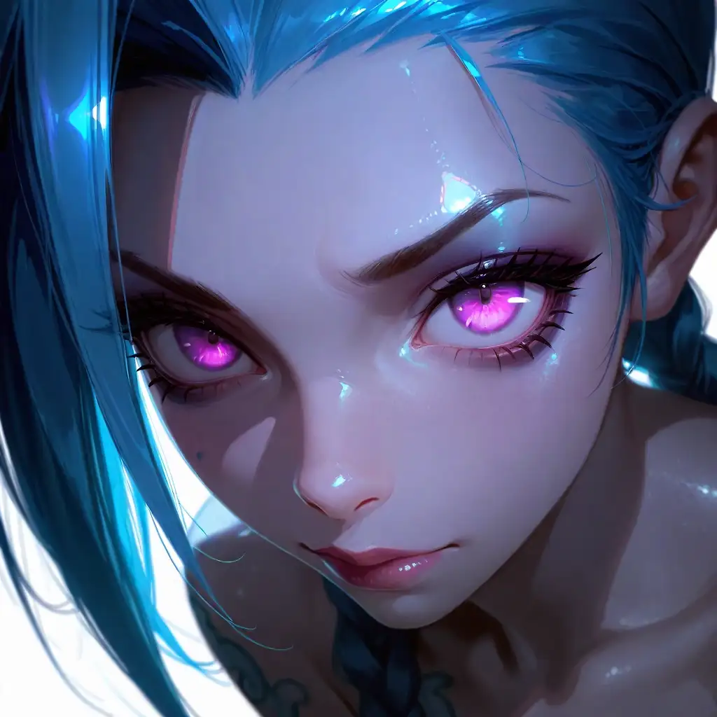 AI art 'Beautiful Jinx 💜'