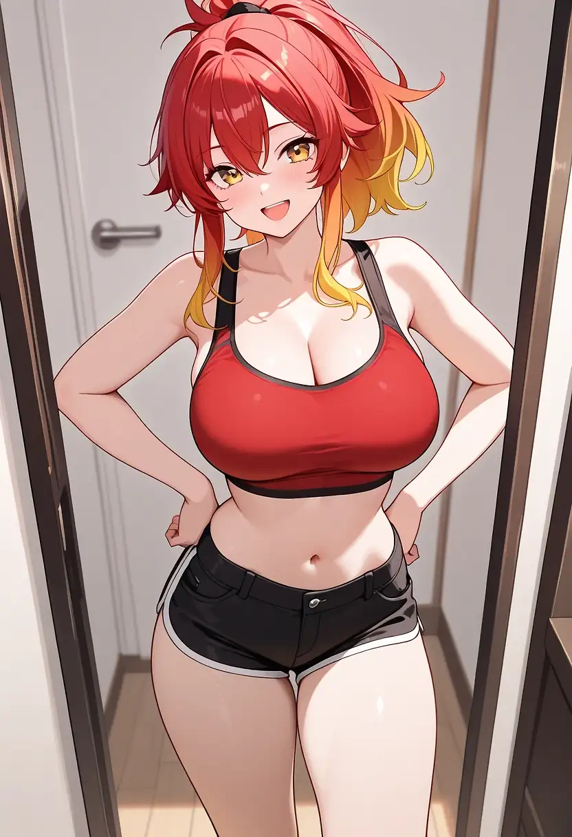 AI art 'Childhood friend'