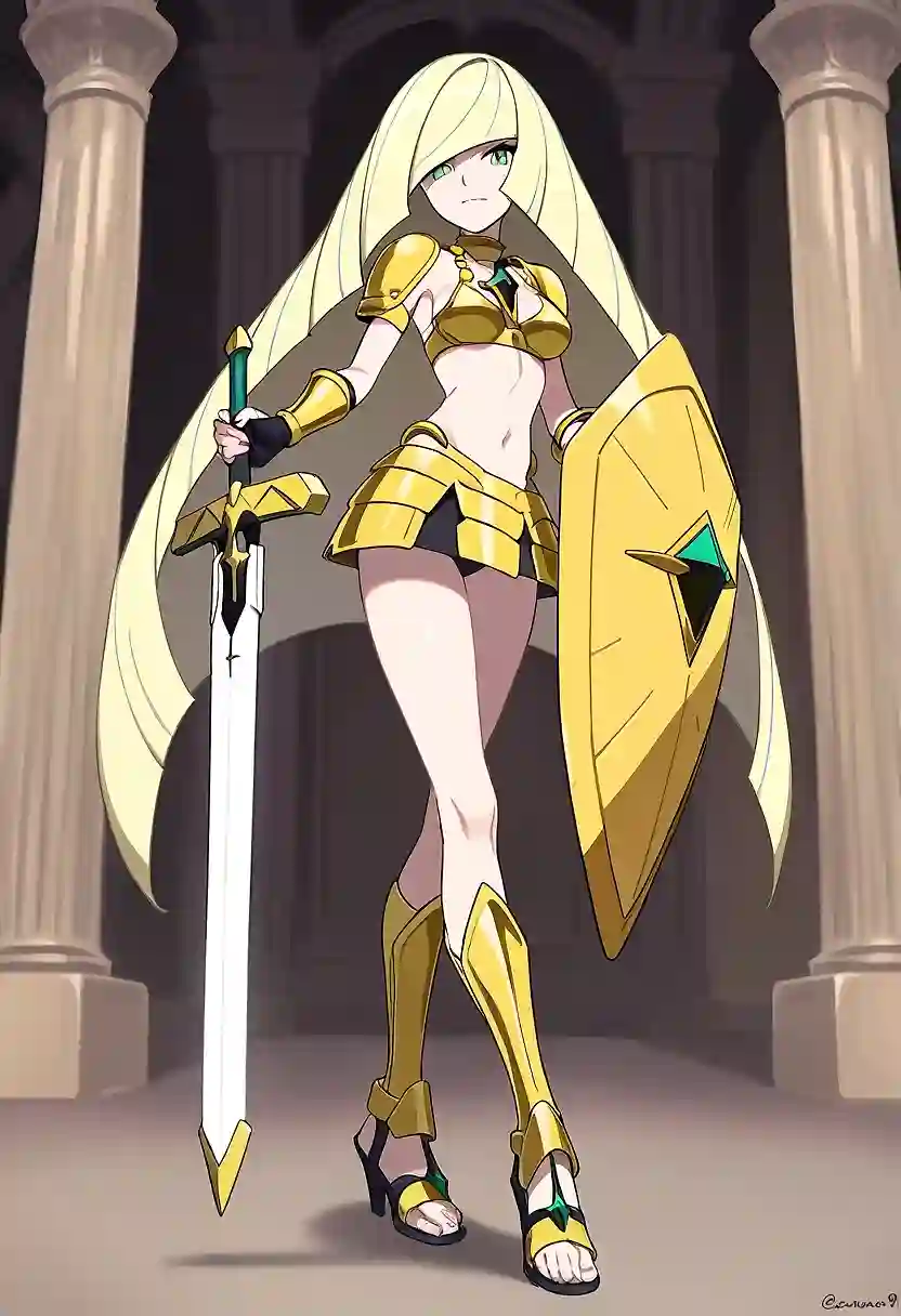 AI art "Medieval Lusamine V2"