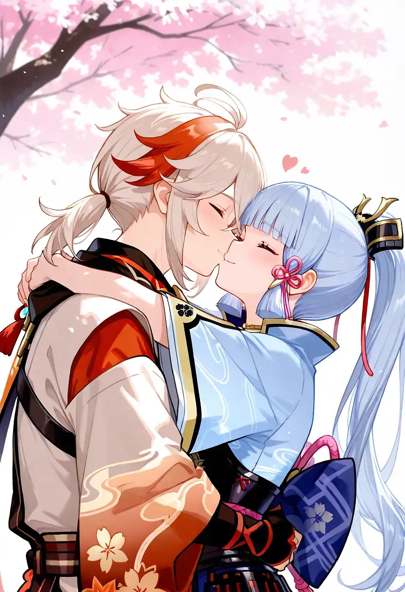 AI art "Kazuha x Ayaka's Date"