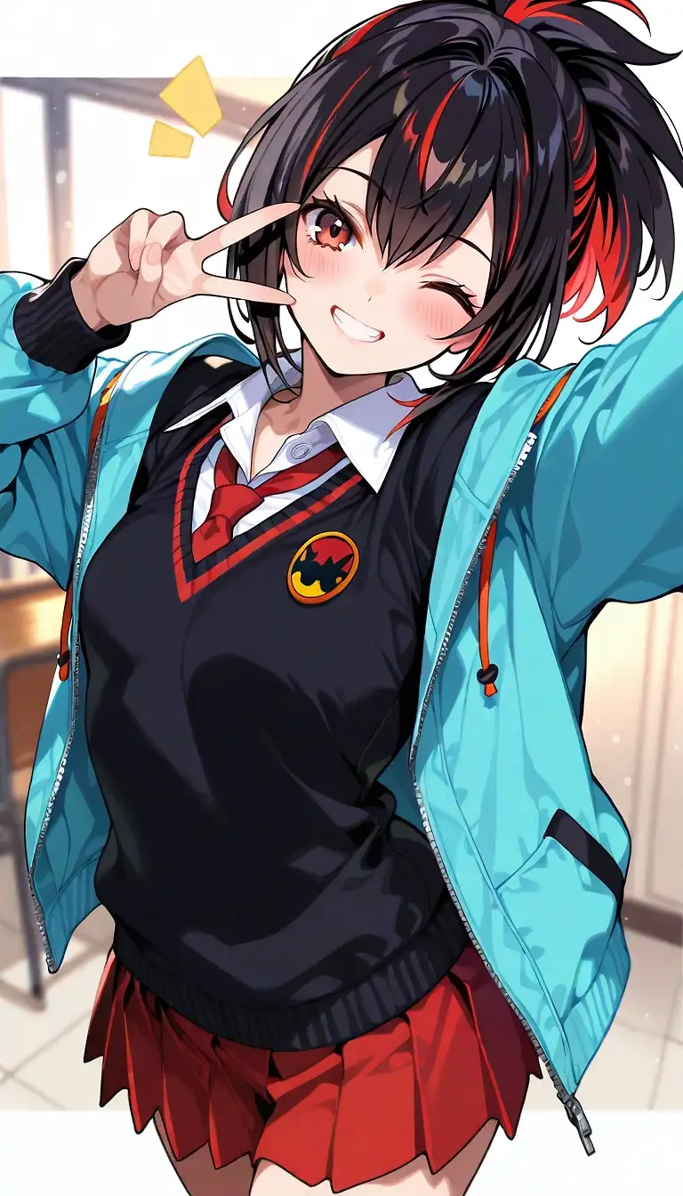 AI art "Something a bit closer to Peni's ESU skin"
