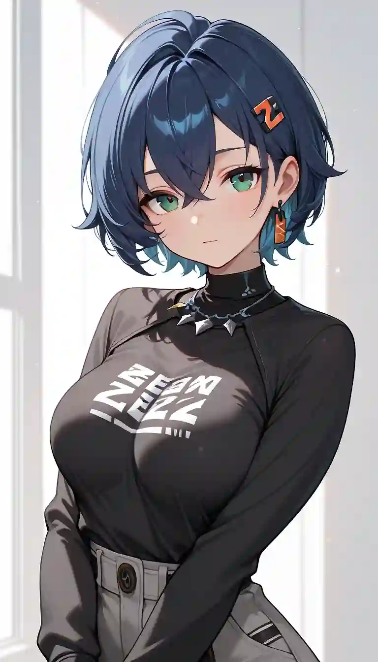 AI art "Belle looking cute (Zenless zone zero)"